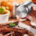 Miniatyrbillede 9 af 9: Salt- og Peberkværne med Justerbare Hældningshuller, Rustfrit Stål og Glas Sæt til Saltpulver Sukker Kanel Peber (4 stk)
