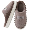 Hustofflor med Memory Foam, Slip-on Halkfria Inomhustofflor med Gummisula (8.5-9 Herr)
