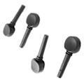 Miniatyrbillede 4 af 11: 4 stk. Violin Tuning Peg Bærbar Fint Udseende Træ Violin Peg Udskiftning Sort M00591