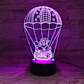 Miniatyrbillede 1 af 7: Uruzuo Juletræ Julemand 3D Illusion Natlys Legetøj Snemand Lampe, Skrivebord Julelys Fødselsdagsdekorationer Gaver Festlokale Dekoration