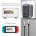 Miniatyrbild 5 av 5: Switch Dock Laddare Adapter för Switch OLED, 3 i 1 Switch Laddare för TV, Switch TV Dock med USB 3.0-port (EU-kontakt)