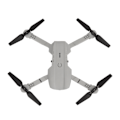Miniatyrbild 3 av 11: RC Drone 4k Dubbelkamera Quadcopter Wifi Fällbar Fjärrkontroll Quadcopter 3 Vägs Hindrande Undvikande Höjdhåll Leksaker Gåvor för Pojkar Flickor Grå