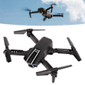 Miniatyrbild 11 av 11: Hopfällbar Mini RC Drone ABS USB Laddning Intelligent Quadcopter med 4K Dubbel HD Kamera för Fotografering Svart