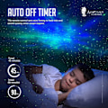 Miniatyrbilde 3 av 8: Stjerneprojektor Galaxy nattlys - Astronaut romprojektor, stjerneklar tåke taklampe med timer og fjernkontroll, barnerom dekor