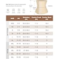 Miniatyrbillede 6 af 7: Taljetræner til kvinder Latex Talje Cincher Korset L apricot