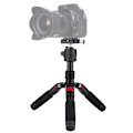 Miniatyrbild 4 av 11: K521 Mini Bärbar Skrivbord Utbyggbar Stativ för DSLR Spegelreflexkamera Röd
