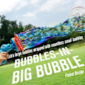 Miniatyrbild 6 av 7: Elektrisk Dinosaurie Bubbelmaskingevär för Barn 4-8 År, Stor Dino Bubbelblaster med Bubbla-i-Bubbla Design, Utomhus Trädgård blue