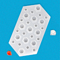 Miniatyrbild 2 av 4: 1 st Multi Grid Isbricka Silikon Diamant Isbit Form Kök Is Tillverkning Form Kreativ Silikon Is Form Is Tillverkning Utrustning Fryst Isbit Form