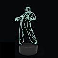 Miniatyrbilde 1 av 5: 16 Farger Harry & Styles Lampe Anime Nattelys, 3D Anime Lampe for Fans Barn Gave, Illusions LED Nattelys Soverom Dekor