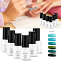 Miniatyrbillede 6 af 10: 6 stk. 7ml Neglelak Glitter Glans Soak Off Langvarig UV LED Gel Polish Manicure (RCTC6-06)