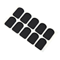 Miniatyrbillede 3 af 7: Høj tone saxofon mundstykke puder patches puder musikinstrument sort 10 stk