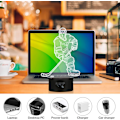 Miniatyrbillede 4 af 5: Hockey Natlampe til Børn, Led Lys 3D Optisk Illusion Lampe Soveværelse Dekoration Belysning Natlampe med Smart Touch 7 Farver, Cool G