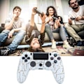 Miniatyrbillede 6 af 7: Dotpet PS4 Controller, Trådløs Controller Kompatibel med PS4/PS4 Pro/PS4 Slim/PC med Touch Panel/Audio Funktion/6-Axies Sensor/Du