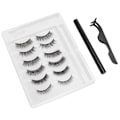 Miniatyrbild 6 av 11: Vattentät självhäftande eyeliner flytande eyeliner falska ögonfransar pincett sminkverktyg set