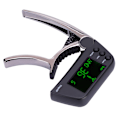 Miniatyrbillede 4 af 9: Meideal 2 i 1 TCapo20 Capo Tuner med LCD til Guitar Bass(Sort)