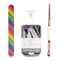Miniatyrbild 1 av 11: Nagelförlängningskit Nagelpoleringsfil Nageltillsats Fiber Nagelkonstverktyg Transparent