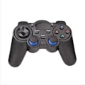 Miniatyrbillede 2 af 5: USB Trådløs Spilcontroller Gamepad til PC/Bærbar Computer (Windows XP/7/8/10) & PS3 & Android & Steam - [Sort]
