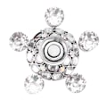 Miniatyrbild 4 av 9: Magnetisk nagelspetsövningsställ bas lotus hållare nagelkonst display manikyrverktyg (silver)