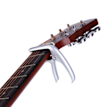 Miniatyrbilde 6 av 10: Enhånds bærbar metallgitar capo for folke- og elektriske gitarer tilbehør (MC-5)