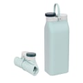 Miniatyrbillede 1 af 5: Sammenklappelig vandflaske BPA-fri - Sammenklappelig vandflaske til rejser Sportsflasker med tredobbelt lækagesikker letvægts 20oz（Grøn）
