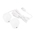 Miniatyrbillede 1 af 11: LED-pære spejl lys forfængelighed USB touch switch spejl lampe kit linse forlygte pærer kit 2 pærer