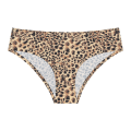 Miniatyrbild 1 av 7: Sömlösa underkläder för kvinnor No Show Trosor Mjuk Stretch Hipster Bikini Underkläder 3-pack, gul leopard, M
