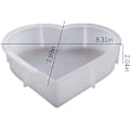Miniatyrbillede 6 af 6: Harpiks Silikonforme Store Hjerte Hexagon Harpiksforme Dyb Epoxy Harpiksform til Blomsterbevaring Harpikskunst Harpiksstøbe DIY