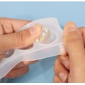 Miniatyrbillede 7 af 9: 2 stk. Cabochon Gem Silikonform, Klar Rund Silikonform til Fremstilling af Øreringe Smykkefremstilling Håndværksprojekter round-small