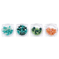 Miniatyrbillede 7 af 7: 12 farver harpiks frostet perle neglekunst dekoration 3D rhinsten til DIY manicure charme
