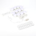 Miniatyrbillede 1 af 11: LED-pærer Spejl Lys Toiletspejl LED-lampe Kit Linse Forlygte LED-pærer Kit (12 pærer)