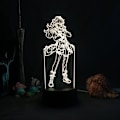 Miniatyrbillede 2 af 8: Genshin Impact Figur 3D Illusion Lampe til Soveværelse Dekoration LED Lys Atmosfære Sengebord Natlamper Børnegave DeLuco