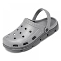 Miniatyrbillede 1 af 5: Unisex Have Clogs Sko Kvinder Mænd Sommer Slide On Sandaler-Grå(40/41 EU)
