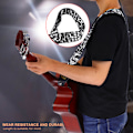 Miniatyrbild 3 av 9: Bomulls vävd justerbar gitarr axelrem för folk gitarr elgitarrer (C)