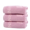 Miniatyrbild 1 av 6: Fluffig handduk 3 delar set bomull, innehåller 3 badlakan (13,7 x 29,5 tum) - högabsorberande handdukar rosa