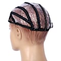 Miniatyrbillede 6 af 9: 10 stk./parti Fashion Åndbar Elastisk Blonde Paryk Hætter Hårnet Snood Til Fremstilling Af Parykker (Sort)