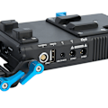 Miniatyrbild 9 av 11: V-fäste Batteriplatta Kameraströmförsörjningssystem för 5D2/3 A7 GH4/3 BMPC