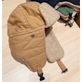 Miniatyrbilde 7 av 7: Unisex Vinterlue med Øreklaffer Bomulls Trapperlue Pilot Vindtett Skilue Spennelukking Ushanka Utendørs, 01
