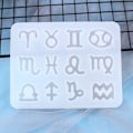 Miniatyrbillede 4 af 5: Harpiks Halskæde Form 12 Stjernetegn Konstellation Harpiks Silikoneform Stjerne Stjernetegn Form Diy Epoxy Konstellation Vedhæng Støbning Form