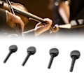 Miniatyrbillede 11 af 11: 4 stk. Violin Tuning Peg Bærbar Fint Udseende Træ Violin Peg Udskiftning Sort M00591