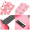 Miniatyrbild 7 av 11: 21-tums barngitarr Musikinstrument Barn Pedagogisk Leksak Present Rosa