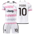 Miniatyrbild 1 av 2: Juventus bortaställ för barn 2023/24 No.10 POGBA L