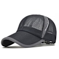 Miniatyrbillede 1 af 5: Unisex Åndbar Full Mesh Baseball Cap Hurtigtørrende Løb Hat Letvægts Køling Vandsport Hat