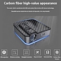 Miniatyrbillede 4 af 5: LED dobbelt-sensing bildør velkomstlys projektion nat atmosfære dekorativ spotlight induktionsswitch (2 stk.)