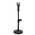 Miniatyrbild 5 av 11: Desktop Metal Tripod Fällbar Mikrofonstativ Justerbar Vinkel Disc Mikrofonfäste Hållare Stativ