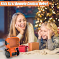 Miniatyrbild 5 av 6: Smart robotleksak för barn, interaktiv fjärrkontroll husdjur med walkie-talkie och trådlöst RC-programmeringsläge för pojkar och flickor  Pedagogisk present