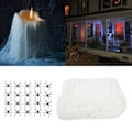 Miniatyrbillede 9 af 11: 200g Halloween Stræk Spider Webs Indendørs Udendørs Spooky Spider Cobwebs med 40 stk. Falske Edderkopper Party Dekorationer