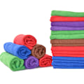 Miniatyrbillede 3 af 4: Mikrofiber Rengøringsklud, Ikke-Slibende, Genanvendelig & Vaskbar til Bilvask & Voksning - 12,5 x 26,7\" Lilla (Pakke med 2)