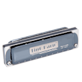 Pikkukuva 5 / 11: Blues Harp Harmonikka 10-Reikäinen Suupielisoitin Bb-Ääni Avustajamerkinnät (Musta)