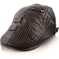 Miniatyrbillede 1 af 7: Mænds Beret Hat Bomuld Spænde Justerbar Newsboy Hat Cabbie Gatsby Cap