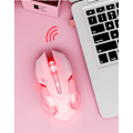 Miniatyrbillede 2 af 3: Letvægts trådløs gamingmus, genopladelig trådløs lydløs belyst mus, 4 justerbare DPI, 2,4G USB-modtager, ergonomisk RGB-gamingmus til